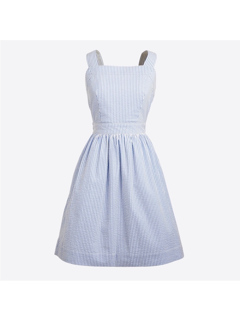 J. Crew Seersucker apron dress